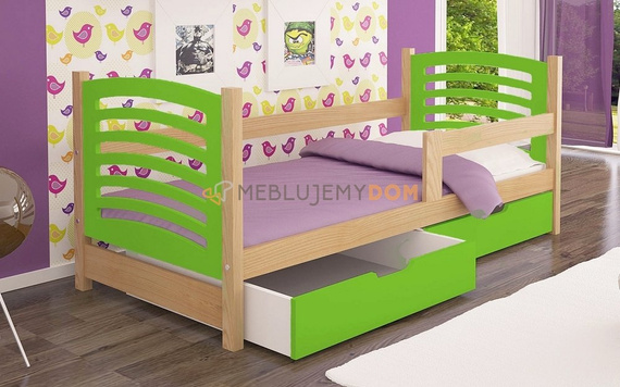 Łóżko BRIAN z barierką