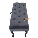 Puf CHESTER otwierany z kryształkami 100 x 40 cm