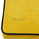 Puf WĄSKI z lamówką 50 x 50 cm