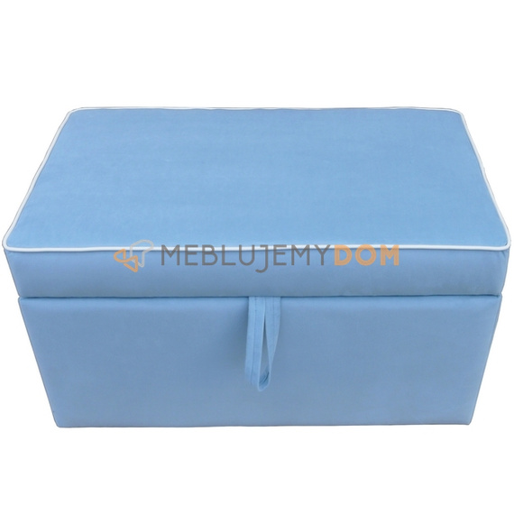 Puf COFFER z lamówką 97 x 50 cm