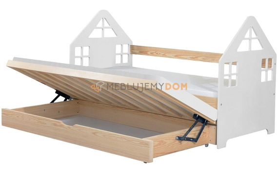 Łóżko wysuwane 2-osobowe DOMEK