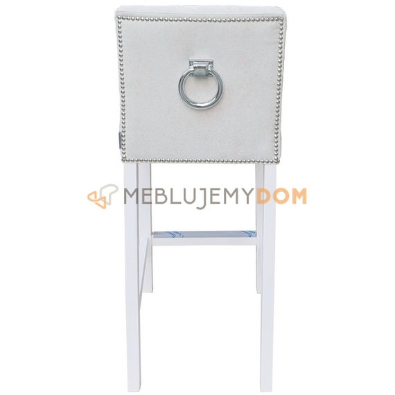 Hoker WĄSKI PIK z guzikami, pinezkami i kołatką 93 cm