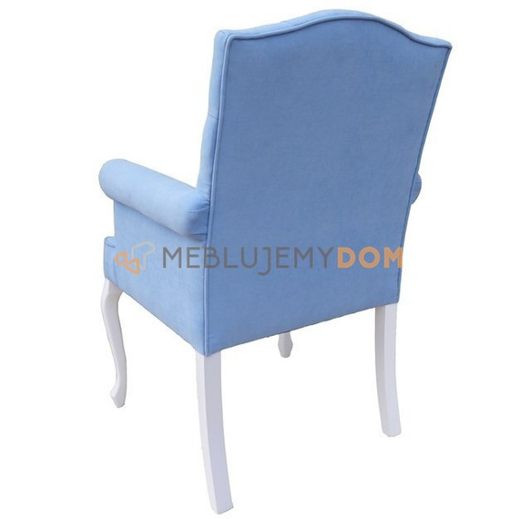 Fotel LANCASTER z kryształkami 101 cm