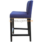 Hoker WĄSKI ze złotymi pinezkami i kołatką 91 cm