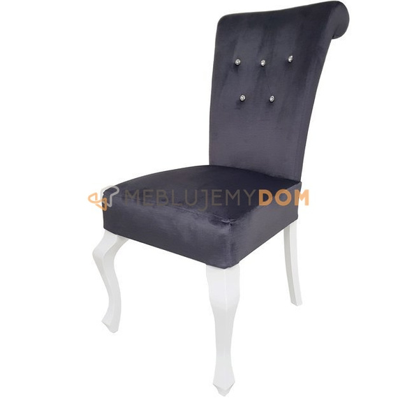 Krzesło TIZIANO z kryształkami i pinezkami 100 cm