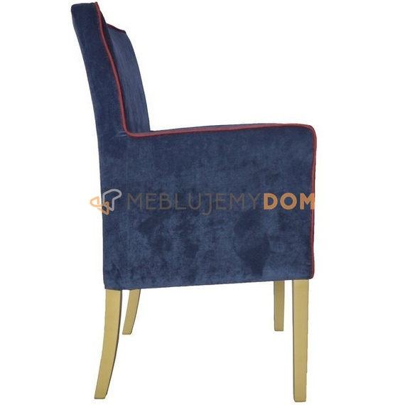 Fotel PROSTY z lamówką 98 cm