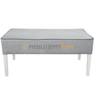 Puf PROSTY z lamówką i kołatkami 97 x 50 cm