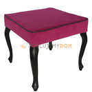 Puf LUDWIK z lamówką 50 x 50 cm