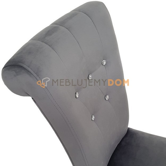 Krzesło TIZIANO z kryształkami i kołatką 100 cm