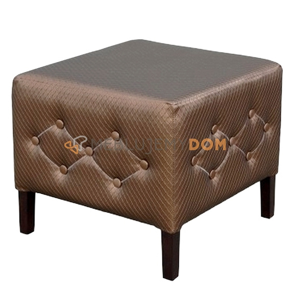 Puf PEŁNY PIK z guzikami 50 x 50 cm