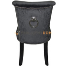 Krzesło MICHELLE z kryształkami, pinezkami i kołatką 87 cm