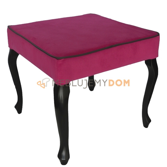 Puf LUDWIK z lamówką 50 x 50 cm