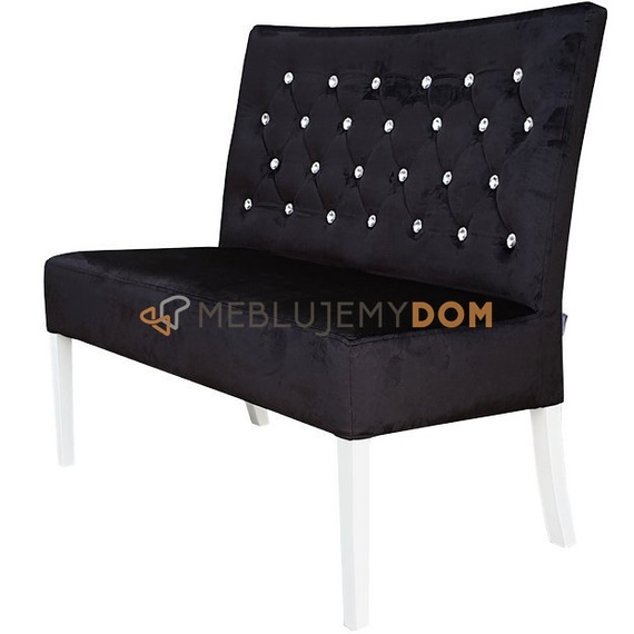 Ławka CINDY PIK z kryształkami 98 cm