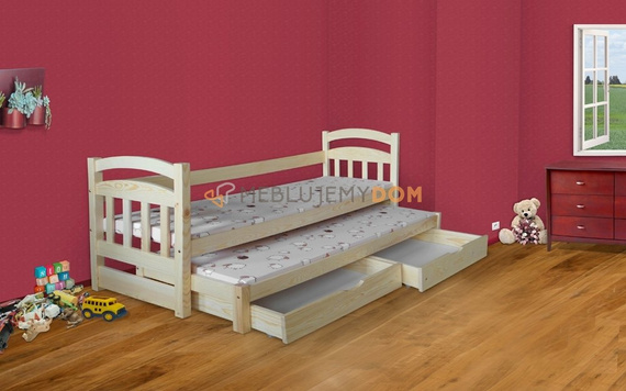 Łóżko 2-osobowe BENIO