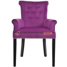 Fotel MICHELLE z pinezkami i kołatką 87 cm