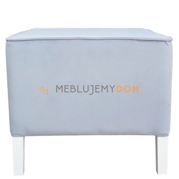 Puf PEŁNY z lamówką 50 x 50 cm