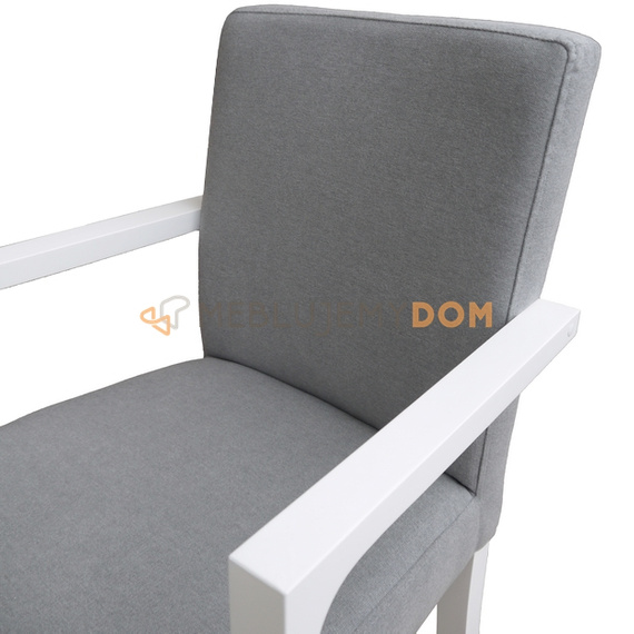 Krzesło WĄSKIE z drewnianymi podłokietnikami 84 cm