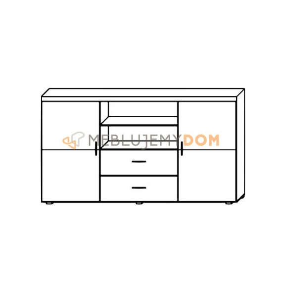 Komoda 2-drzwiowa DONNA