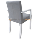 Krzesło WĄSKIE z drewnianymi podłokietnikami 84 cm