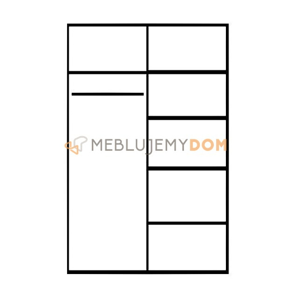 Szafa przesuwna BENTO