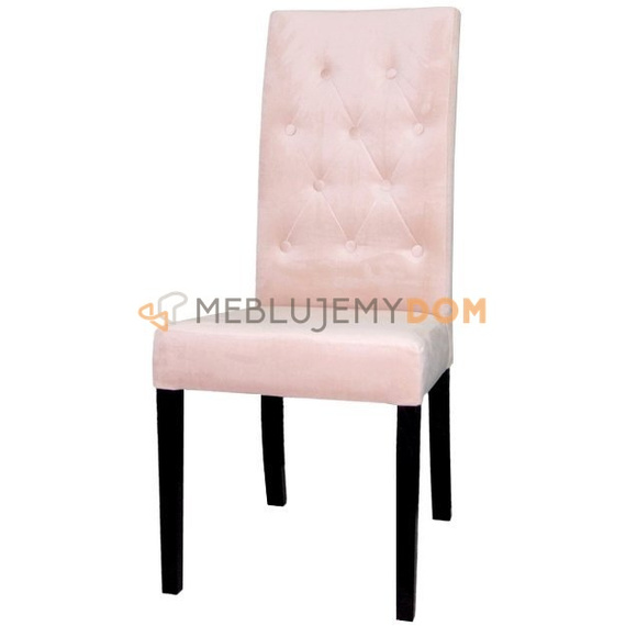 Krzesło WĄSKIE PIK z guzikami 107 cm