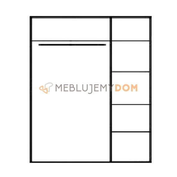 Szafa 3-drzwiowa OMAR