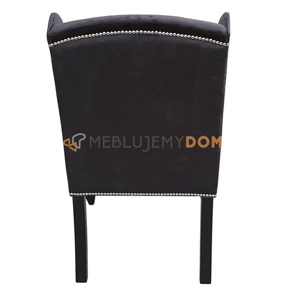 Krzesło USZAK PIK z guzikami i pinezkami 98 cm