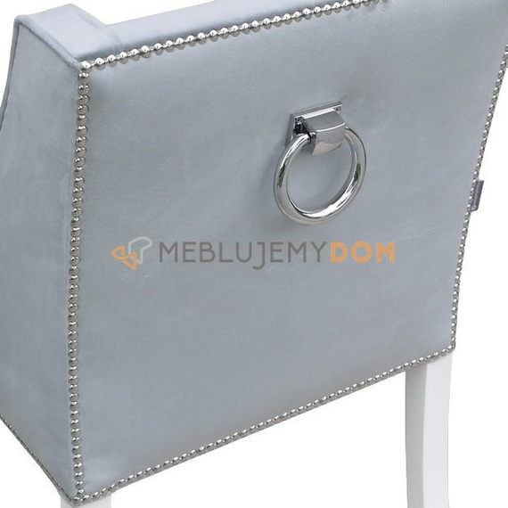 Krzesło LOVELY z pinezkami i kołatką 85 cm