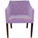 Fotel JUMPY WĄSKI PIK z guzikami 84 cm