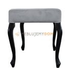 Puf LUDWIK PIK Kwadrat z kryształkami 50 x 40 cm