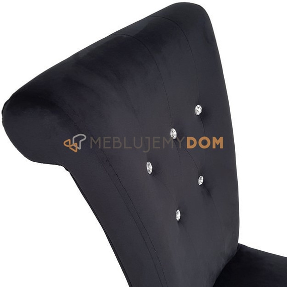 Krzesło MARCELO z kryształkami i kołatką 100 cm