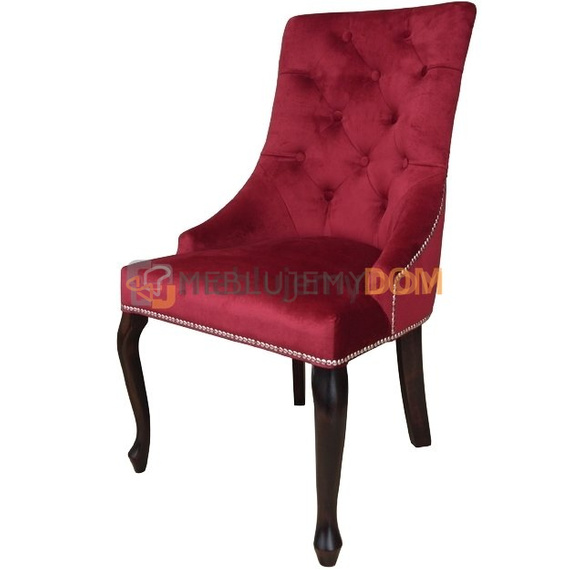 Krzesło DAFFY LUDWIK PIK z pinezkami i kołatką 98 cm