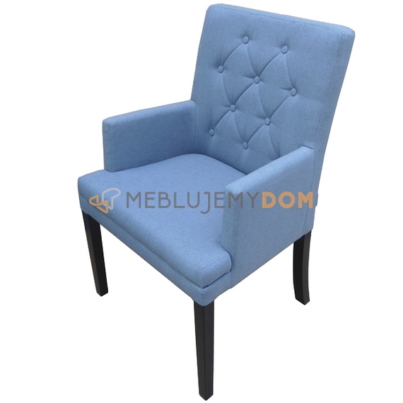 Fotel EDGAR WĄSKI PIK z guzikami 98 cm