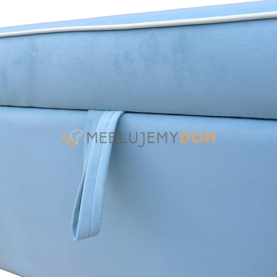 Puf COFFER z lamówką 97 x 50 cm