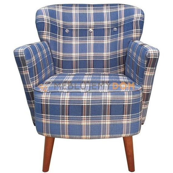 Fotel KLUBOWY z podłokietnikami 80 cm