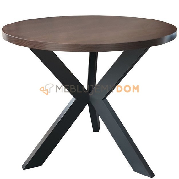 Stół okrągły MALTE Fornir Ø 130/90 cm