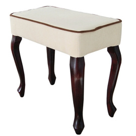 Puf LUDWIK z lamówką 45 x 30 cm