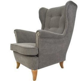 Fotel USZAK PIK Kwadrat z pinezkami