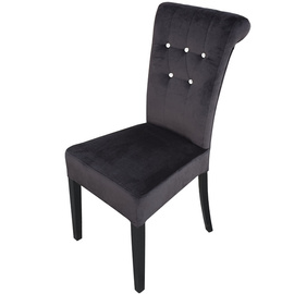 Krzesło VERCELLI z wałkiem i kryształkami 100 cm