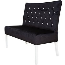 Ławka CINDY PIK z kryształkami 98 cm