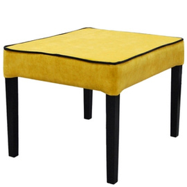 Puf WĄSKI z lamówką 50 x 50 cm