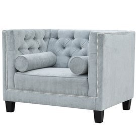 Fotel PRIMAVERA z wałkami i pinezkami