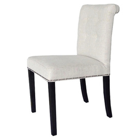 Krzesło SELENA z guzikami, pinezkami i kołatką 87 cm