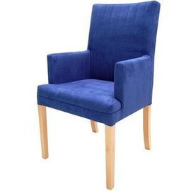 Fotel EDGAR WĄSKI PIK z pionowymi przeszyciami 98 cm