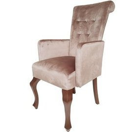 Krzesło TIZIANO z kryształkami, kołatką i podłokietnikami 100 cm