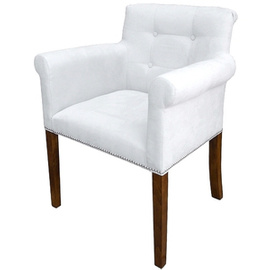 Fotel LAURENCE z pinezkami i kołatką 86 cm