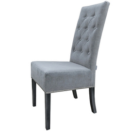 Krzesło PROSTE PIK z guzikami, pinezkami i kołatką 107 cm