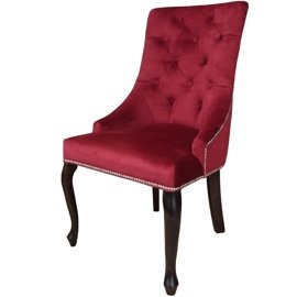 Krzesło DAFFY LUDWIK PIK z pinezkami i kołatką 98 cm