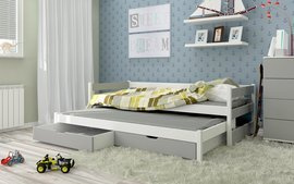 Łóżko 2-osobowe SUZI z materacem