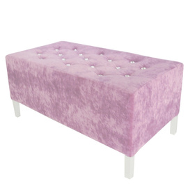 Puf PEŁNY PIK z kryształkami 97 x 50 cm